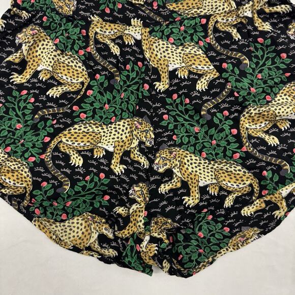 PrintFresh Medium Eco Satin Sweet Dreams Shorts Bagheera Ink Black PJ Shorts - Picture 2 of 8